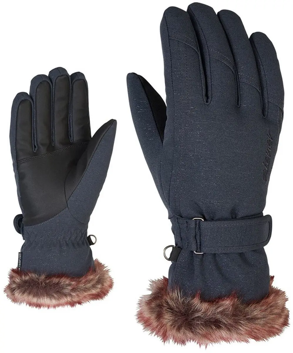 Ziener Kim Handschoenen Zwart 6.5 Vrouw