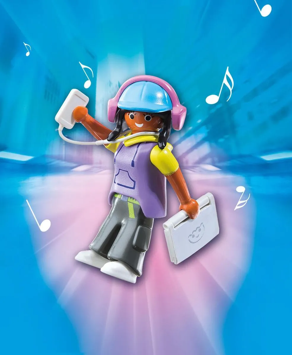 Playmobil Multimedia Meid 6828 - Paars