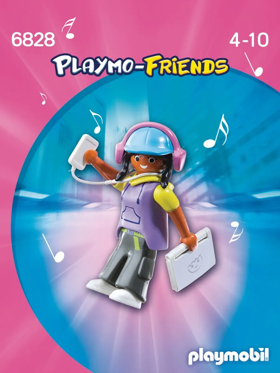 Playmobil Multimedia Meid 6828 - Paars