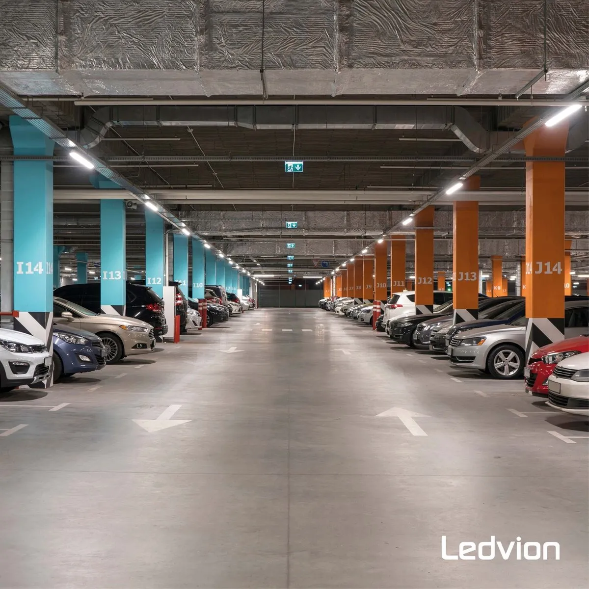 Ledvion 6X LED TL Armatuur 150cm 48W 6500K - 6 Stuks - Grijs