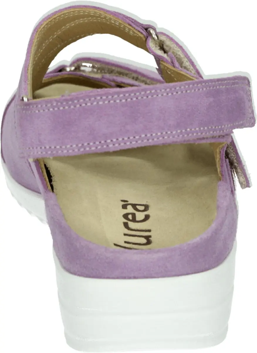 Durea 7419 G Platte Sandalen - Paars - Maat 41