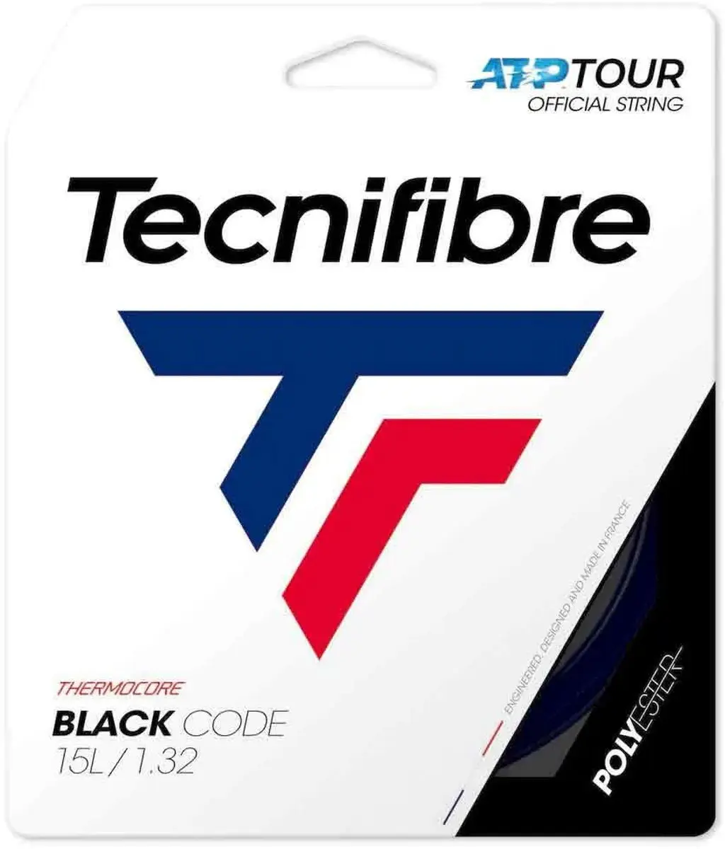 Tecnifibre Black Code 12 M Enkele Tennissnaar Blauw 1.32 mm