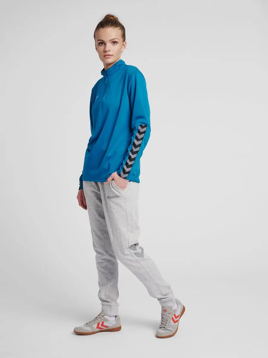 hummel Authentic Half Zip Sweatshirt - XL - Celestial - afbeelding 5 van 6