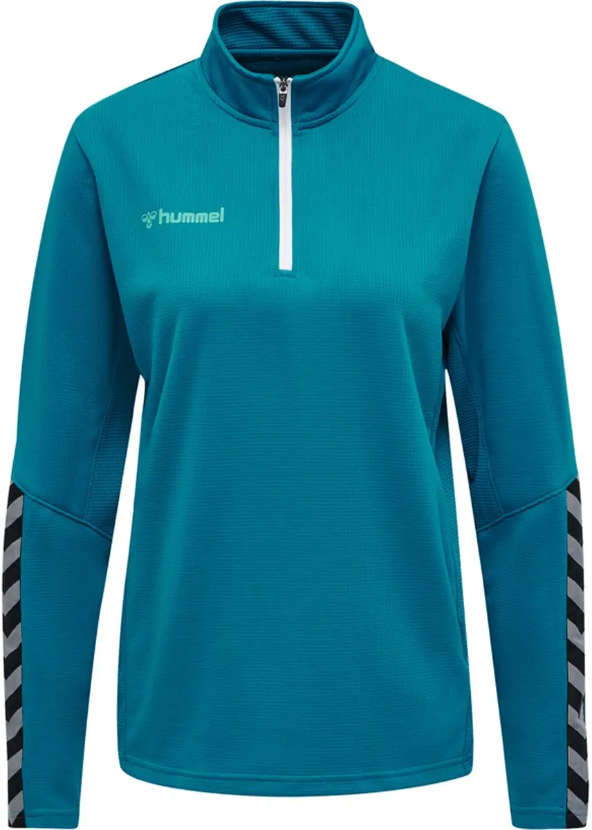 Hmlauthentic Half Zip Sweatshirt Woman