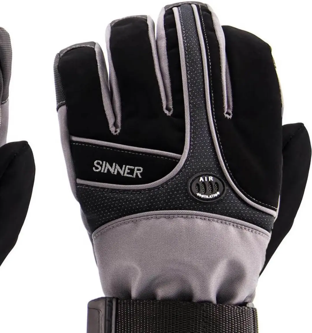 Sinner Everest Handschoenen - M - Grijs Zwart