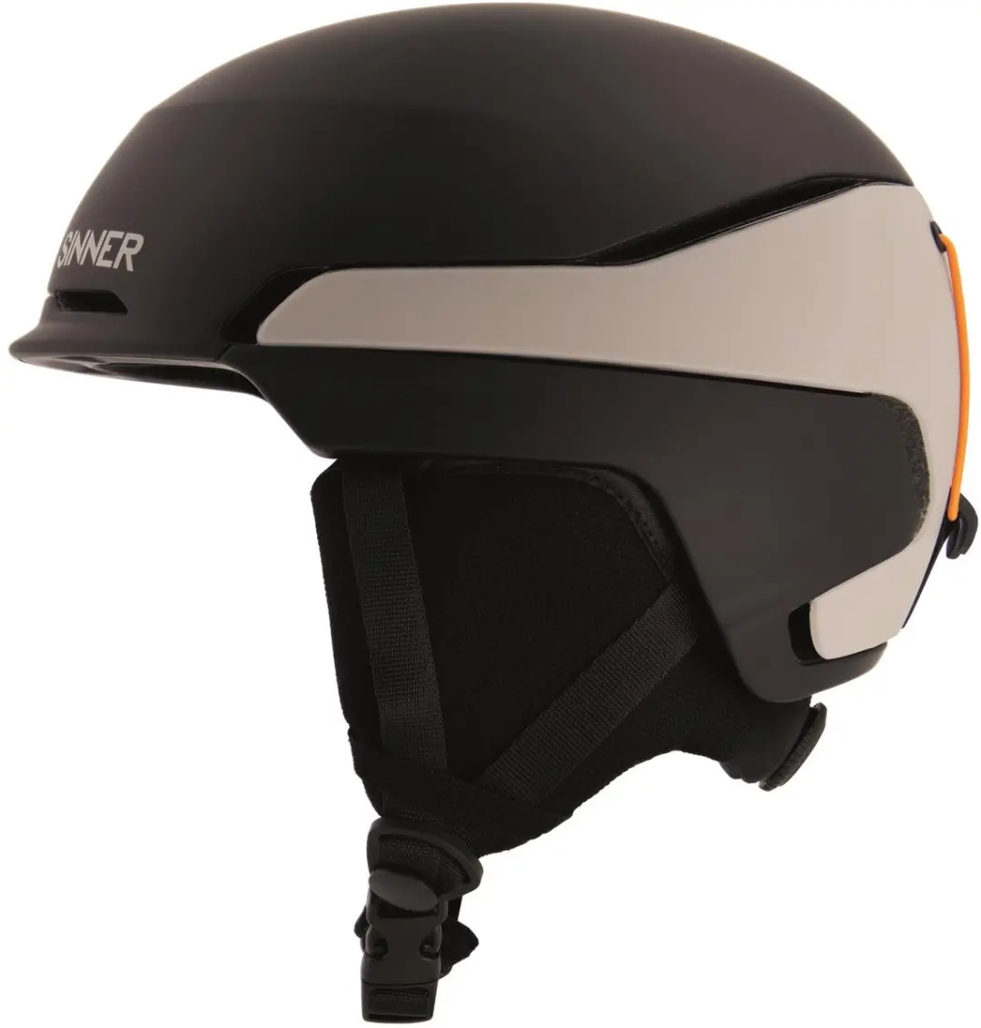 SINNER Zermatt Unisex Skihelm - L 59-62cm - Matte Zwart/Grijs