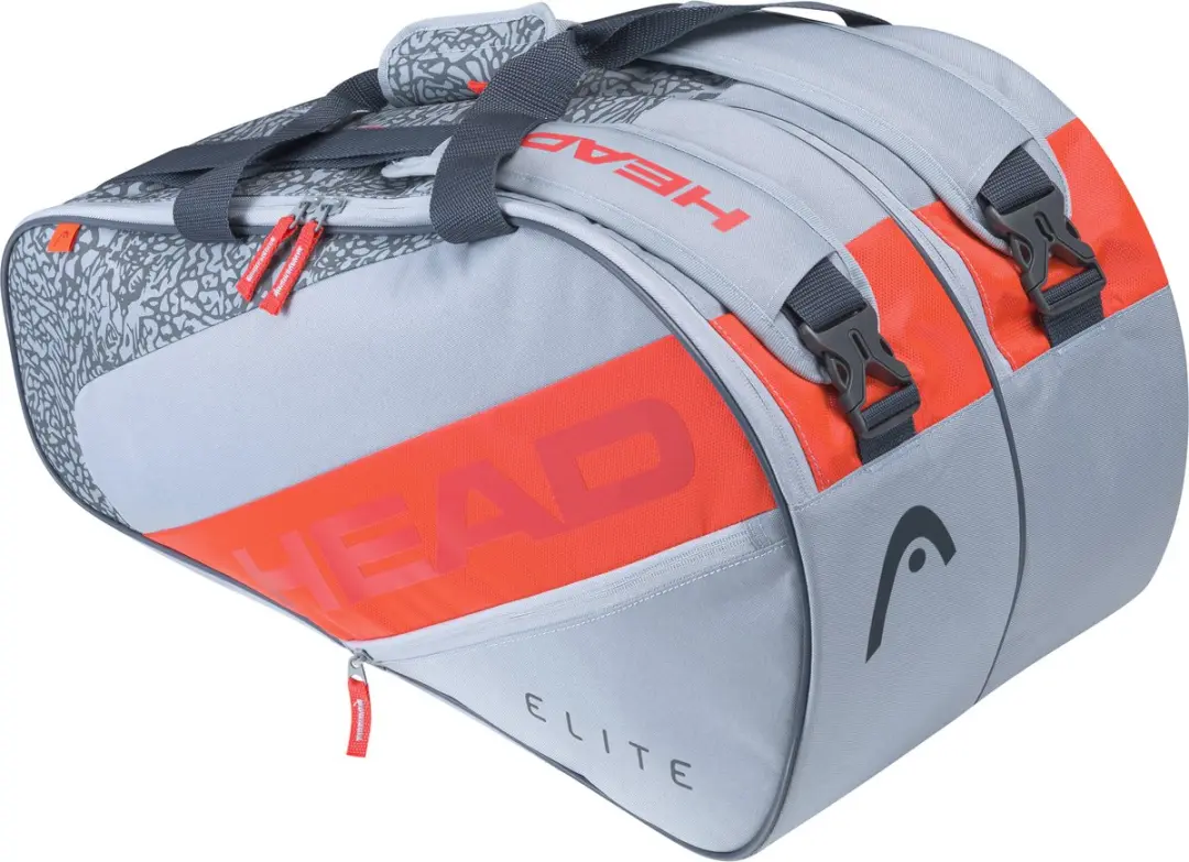 Head Padel Elite Supercombi Tas Grijs/Oranje