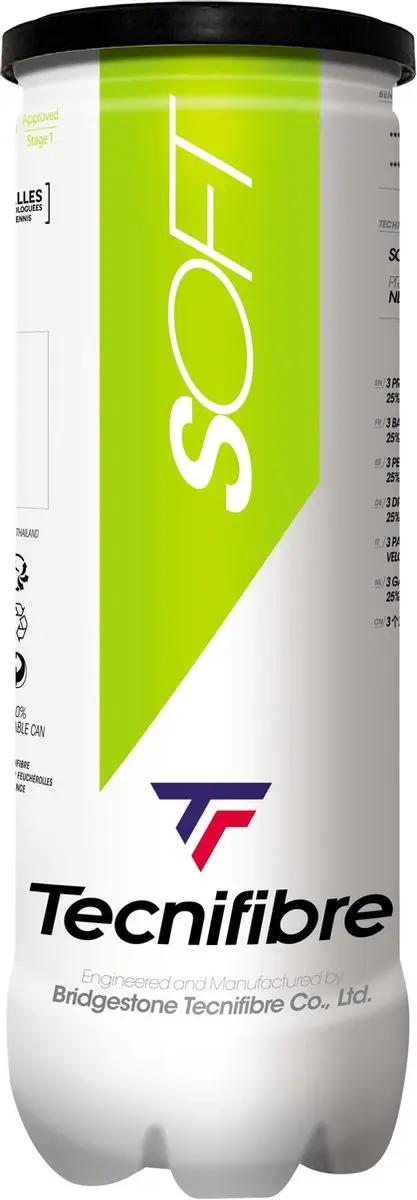 Tecnifibre Soft Stage 1 Groen Tennisbal Uitvoering : Tecnifibre Soft Stage 1 Gro