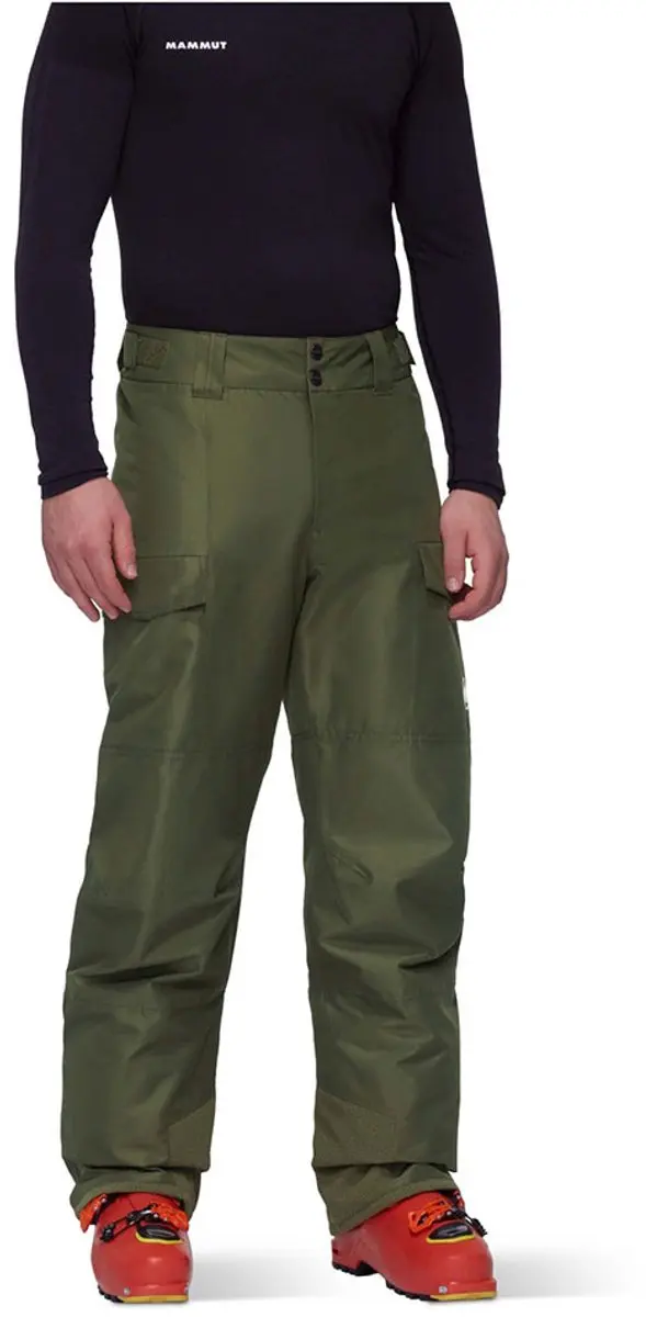 Mammut Fall Line Hardshell Thermo Broek Groen 48 / Regular Man