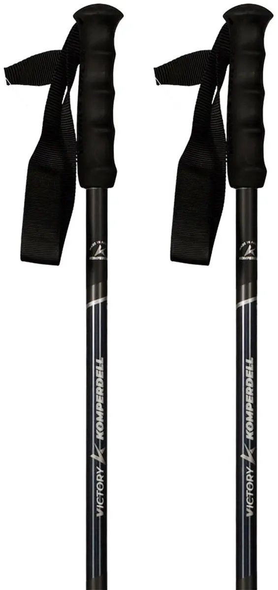 Komperdell Victory Ti Stokken Zwart 125 cm
