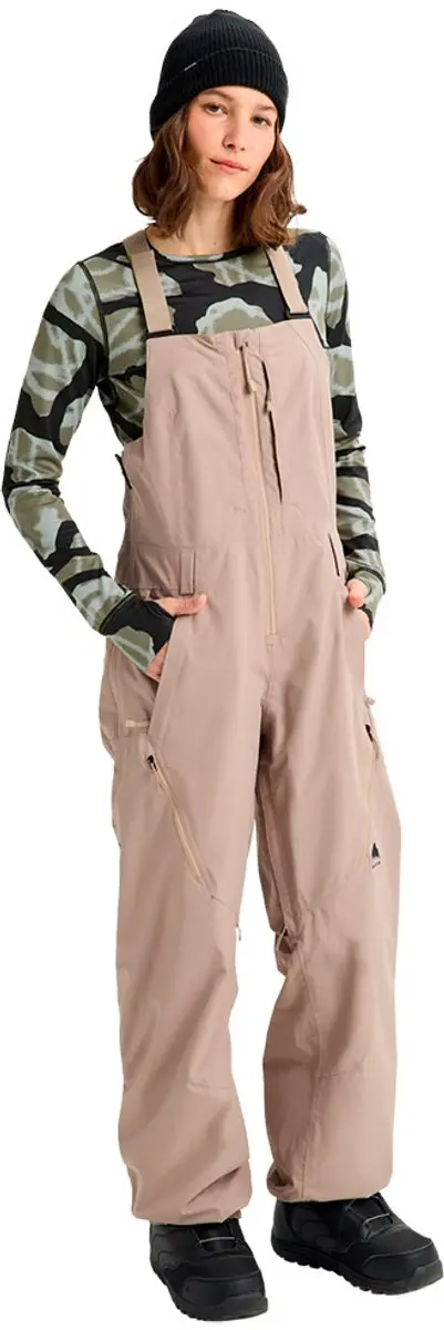 Burton Reserve 2l Bib Broek Beige L Vrouw