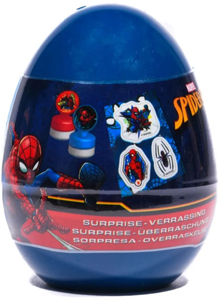 Spider-Man Marvel Verrassingsei Blauw SP19108V