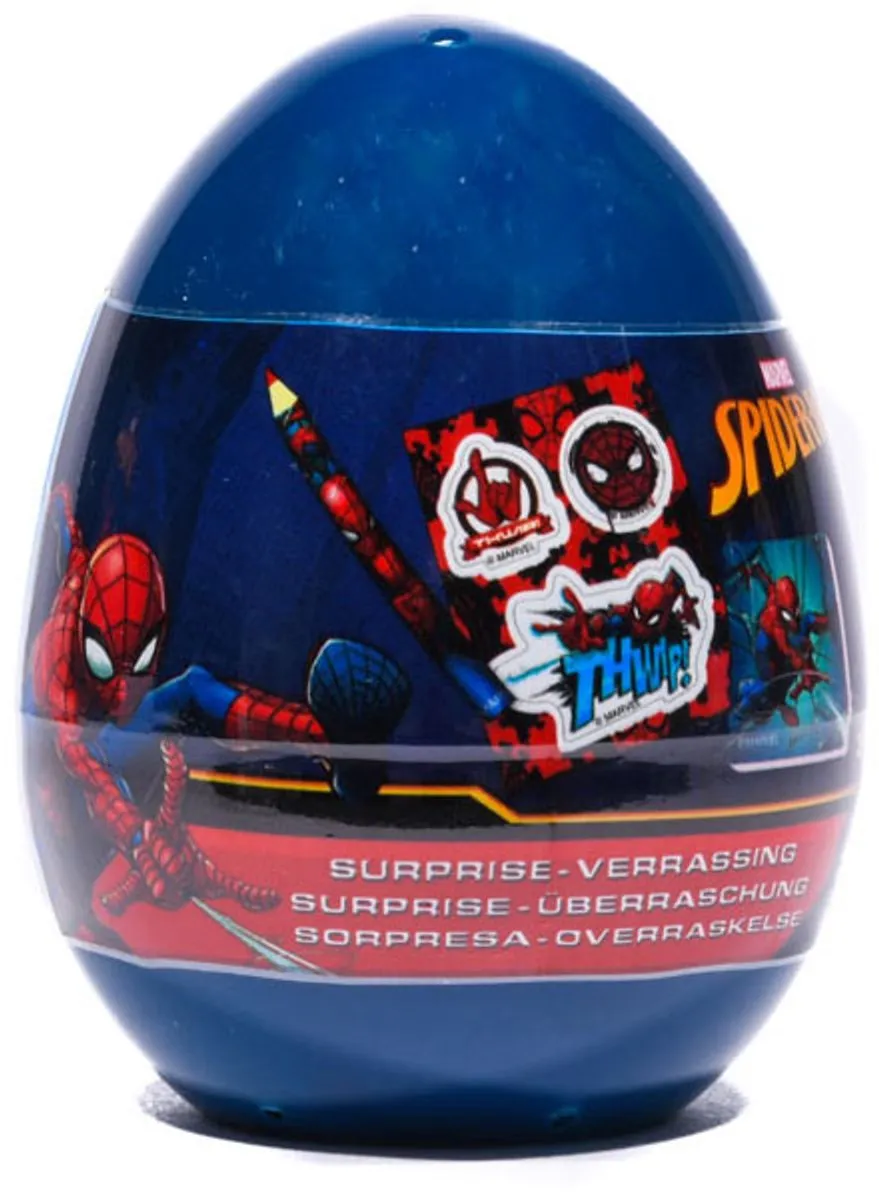 Spider-Man Marvel Verrassingsei Blauw SP19108V - afbeelding 6 van 6