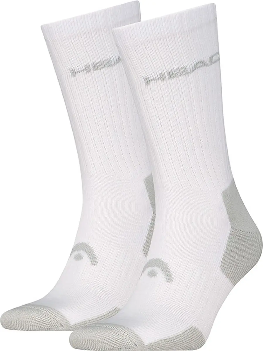 HEAD unisex performance 2P sokken tennis wit