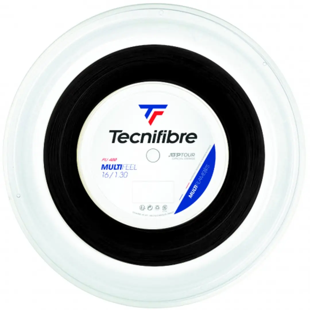Tecnifibre Multifeel Rol 200m Tennissnaar Snaar Dikte: 1.35,Kleur: Naturel