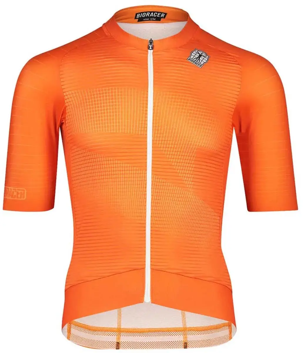 Bioracer Epic Ultralight Korte Mouw Wielertrui Oranje S Man
