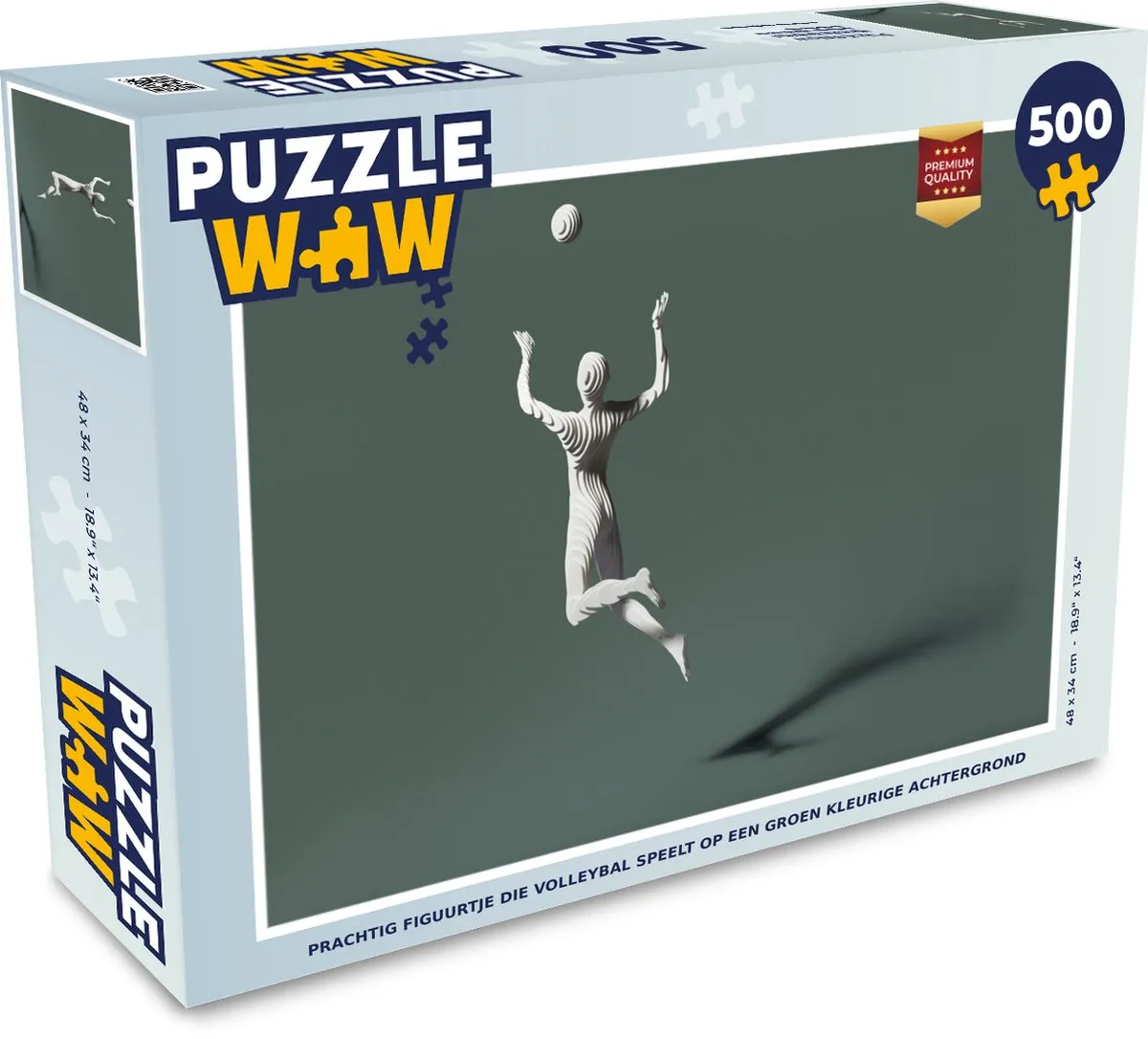 PuzzleWow Legpuzzel 500 Stuks - Multicolor