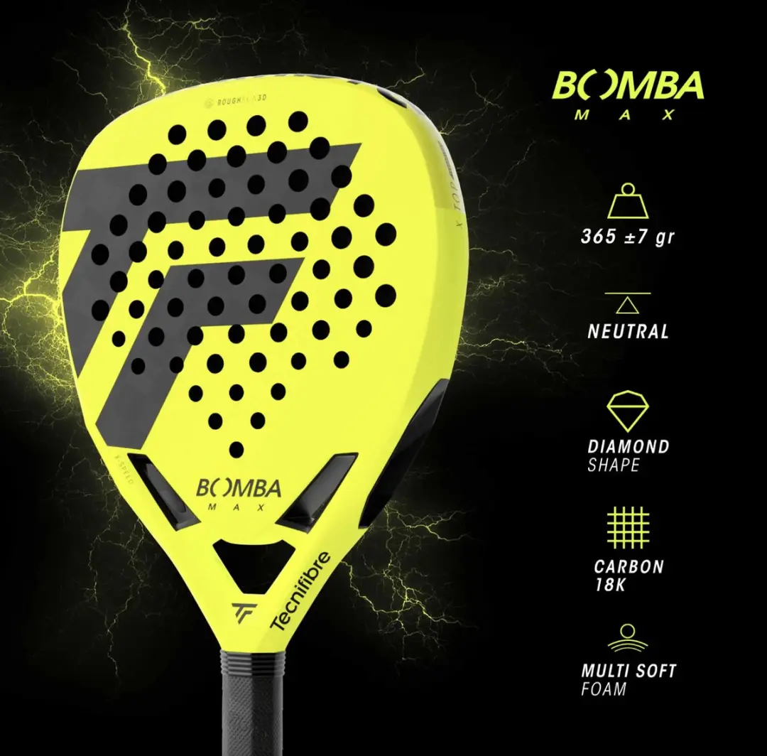 Tecnifibre Max Bomba Tennisracket - L0 Grip - afbeelding 4 van 6