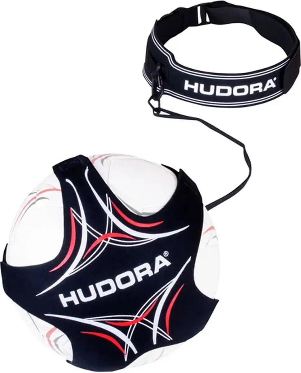 Hudora Voetbaltrainer - Bal 5 - Zwart