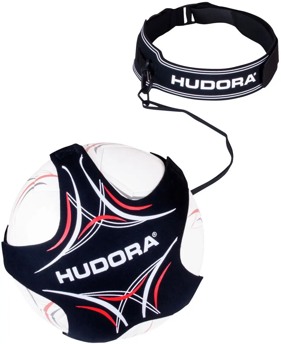 Hudora Voetbaltrainer - Bal 5 - Zwart