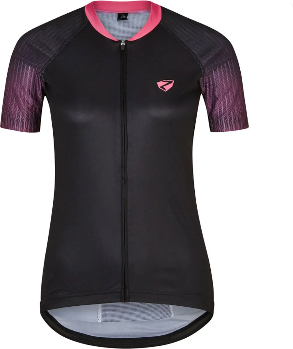 Ziener NAIALA Fietshirt Dames Zwart