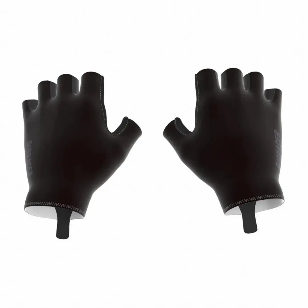 Bioracer Fietshandschoenen Zomer Half Finger S - Zwart - afbeelding 4 van 4