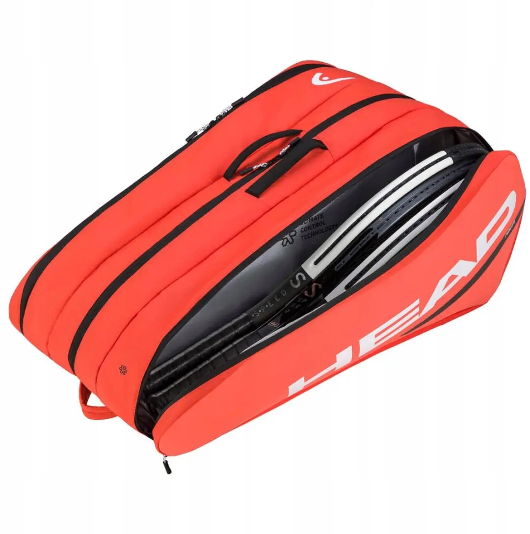 Head Tour Racquet Bag XL - 12 Rackets Fluo Oranje - afbeelding 4 van 6