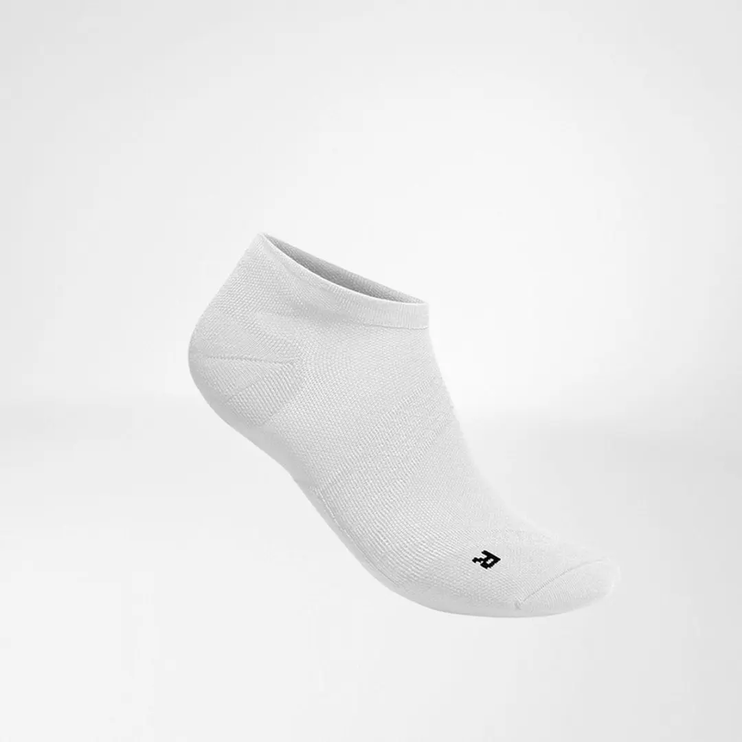 Bauerfeind Sports Run Ultralight Low Cut Compressiekousen - Wit