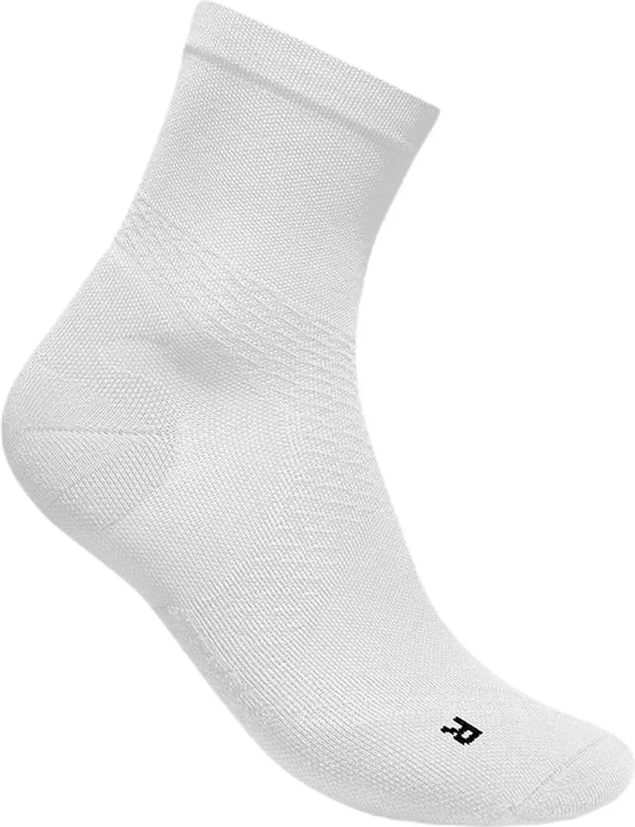 Bauerfeind Sports Run Ultralight Low Cut Compressiekousen - Wit