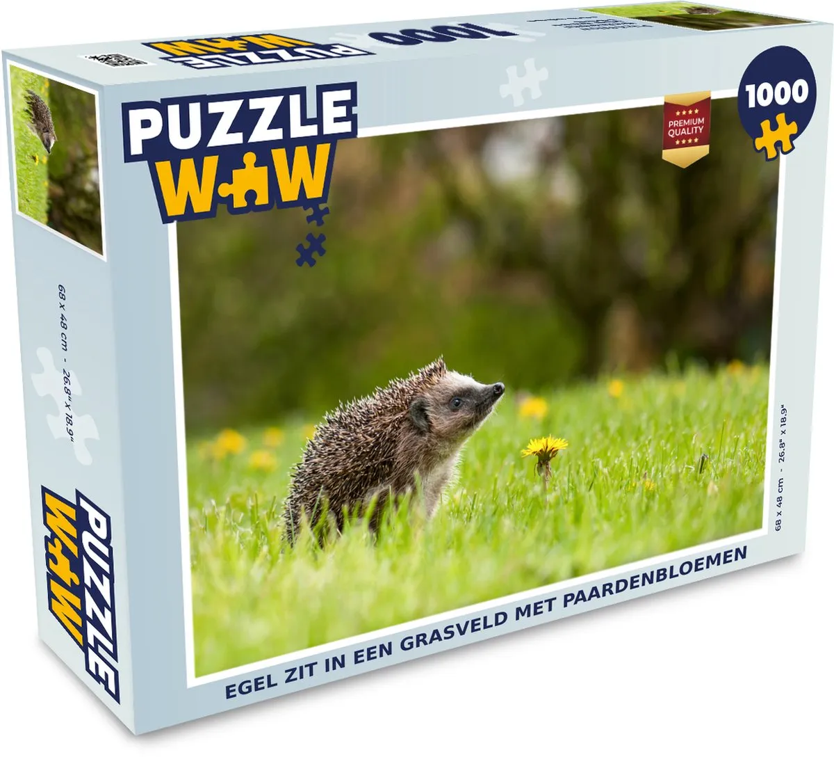 PuzzleWow Legpuzzel 1000 Stuks - Multicolor
