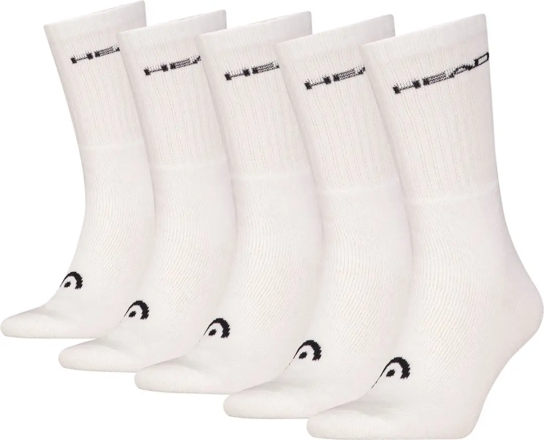 HEAD unisex 5P sokken elements wit II