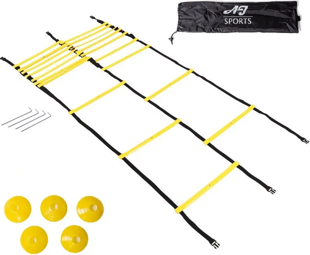 AJ-Sports Dubbele Loopladder Set 6 meter