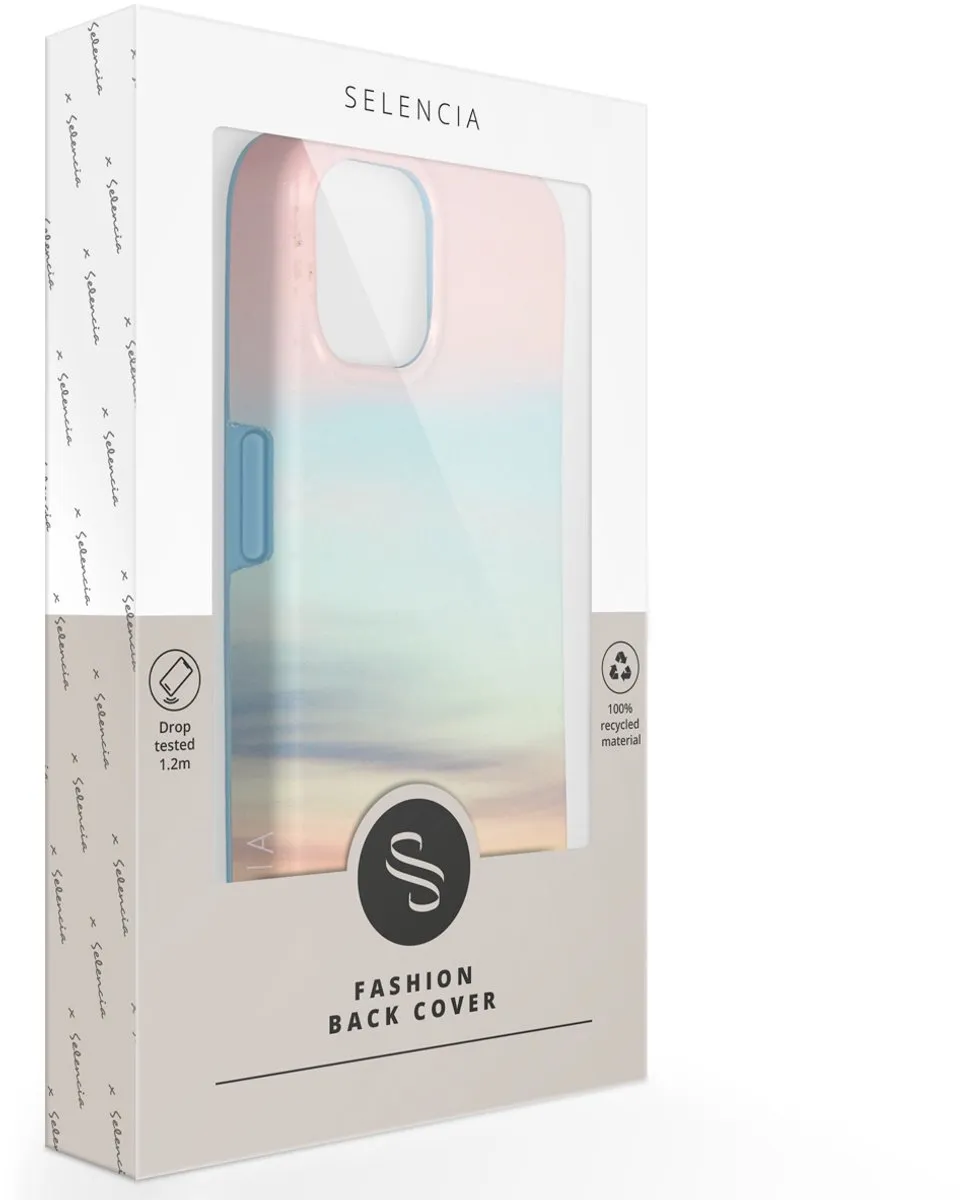 Selencia Hoesje iPhone 15 Plus Sky Sunset Multicolor