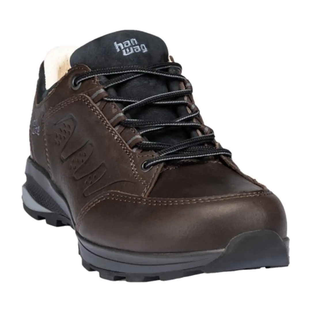 Wandelschoen Hanwag Women Travi Low SF Extra Lady Chestnut Black-Schoenmaat 38