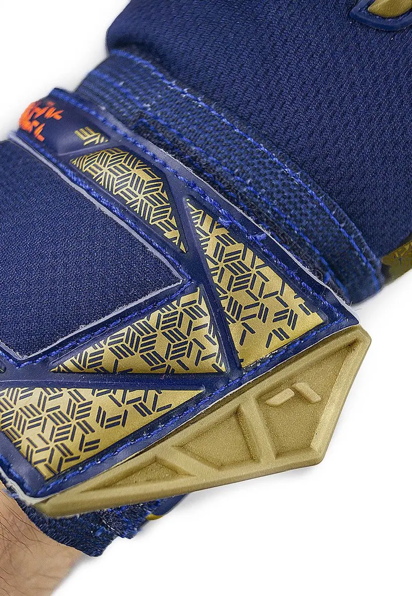 Reusch Attrakt Gold X Torwarthandschoen - Blauw-Goud - afbeelding 5 van 6