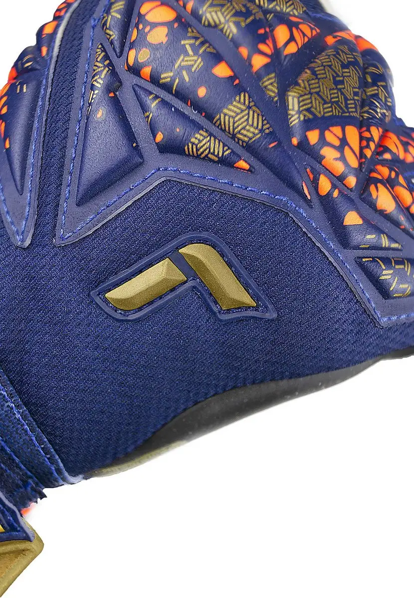 Reusch Attrakt Gold X Torwarthandschoen - Blauw-Goud - afbeelding 4 van 6