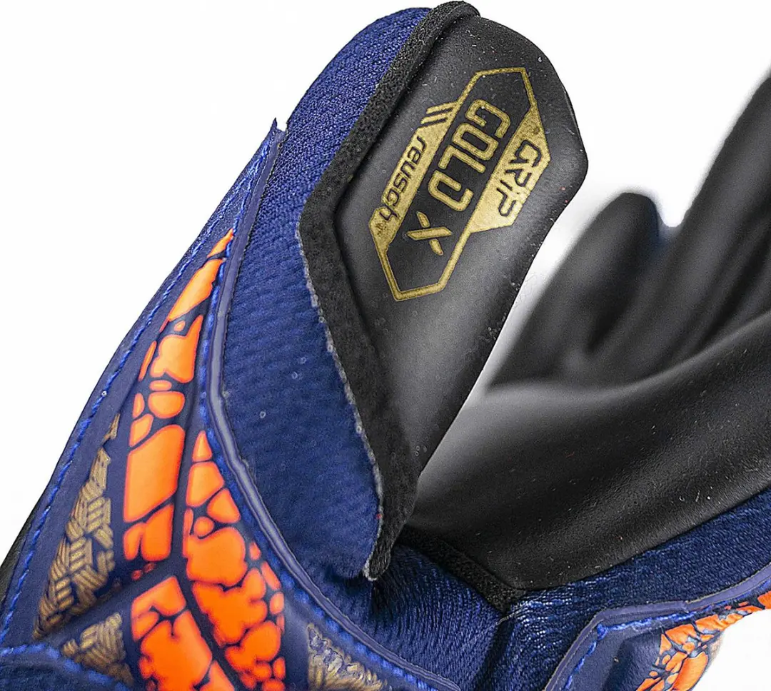 Reusch Attrakt Gold X Torwarthandschoen - Blauw-Goud - afbeelding 6 van 6
