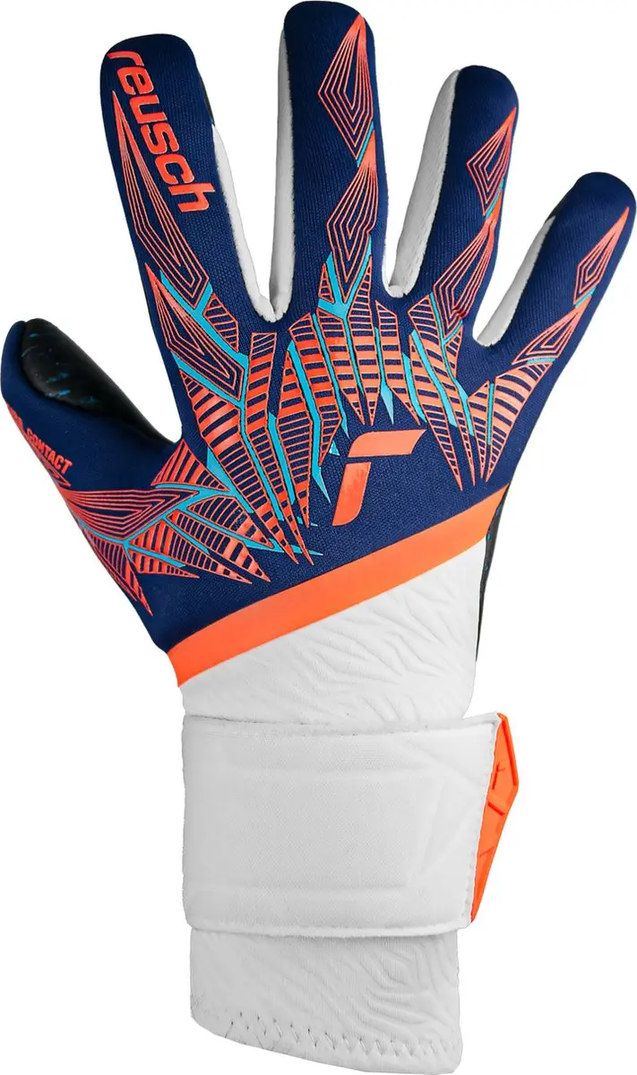 Reusch Pure Contact Fusion Keepershandschoenen - 4 - Oranje - afbeelding 5 van 6