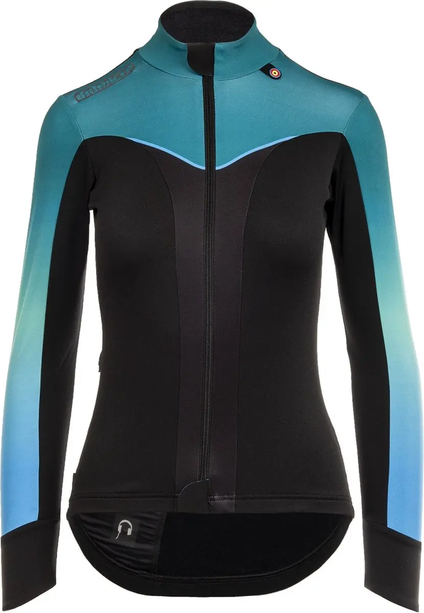 Bioracer Woman Tempest Light Jacket Subli Green Shade Maat M