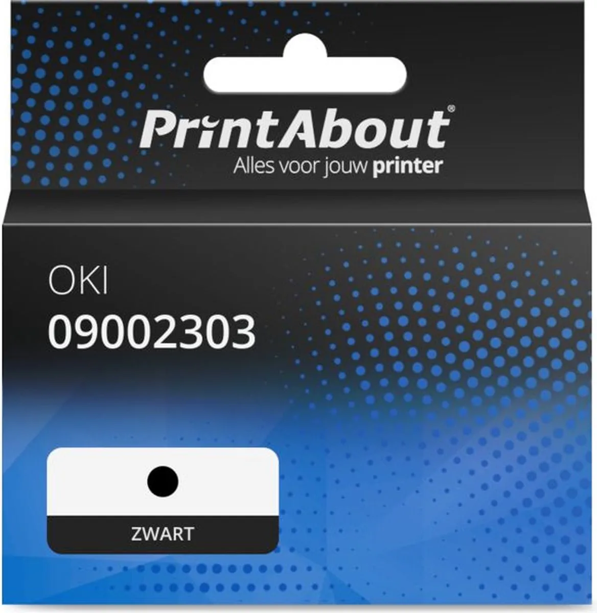 PrintAbout Ribbon 09002303 Zwart - OKI Toner