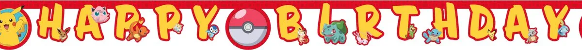 Pokémon Letterslinger Happy Birthday