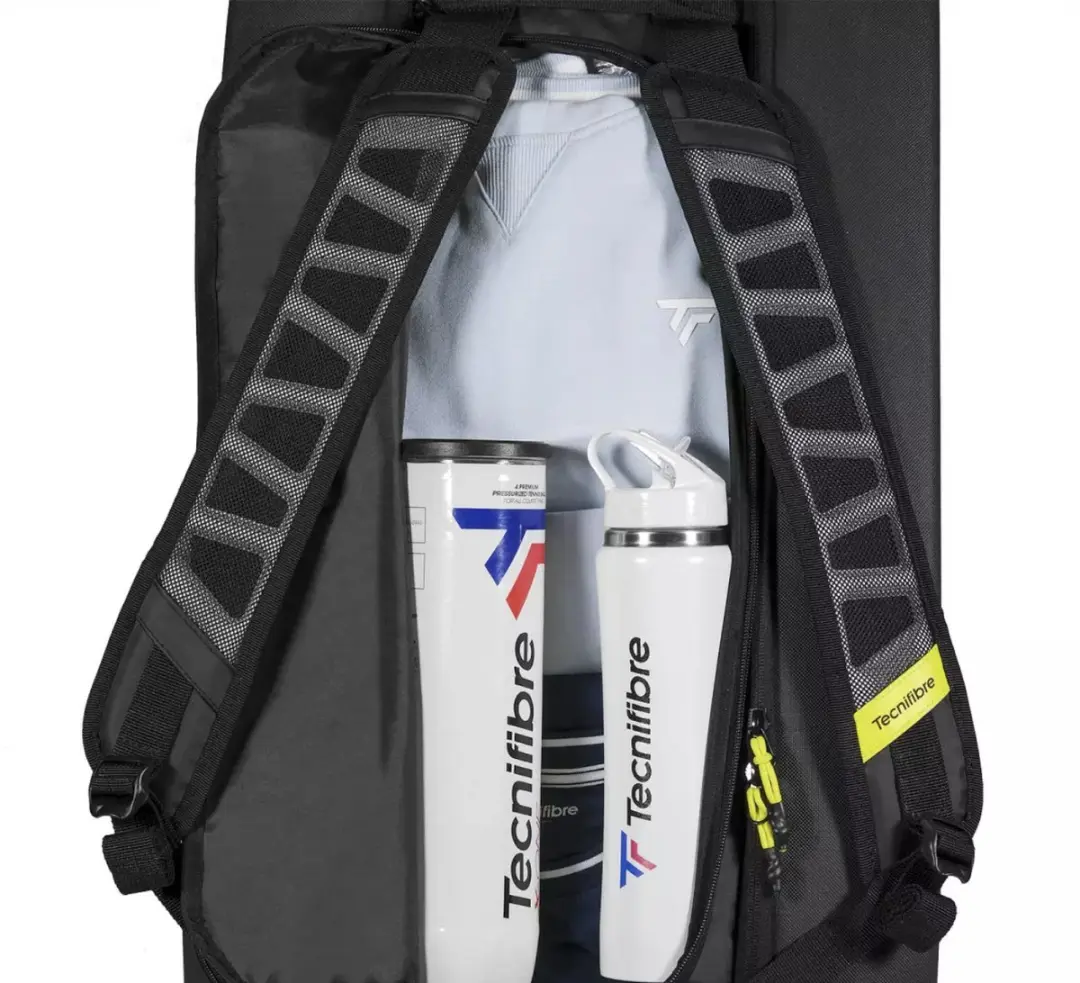 Tecnifibre Reform L Bag - 5 Vakken - Zwart/Fluo/Geel