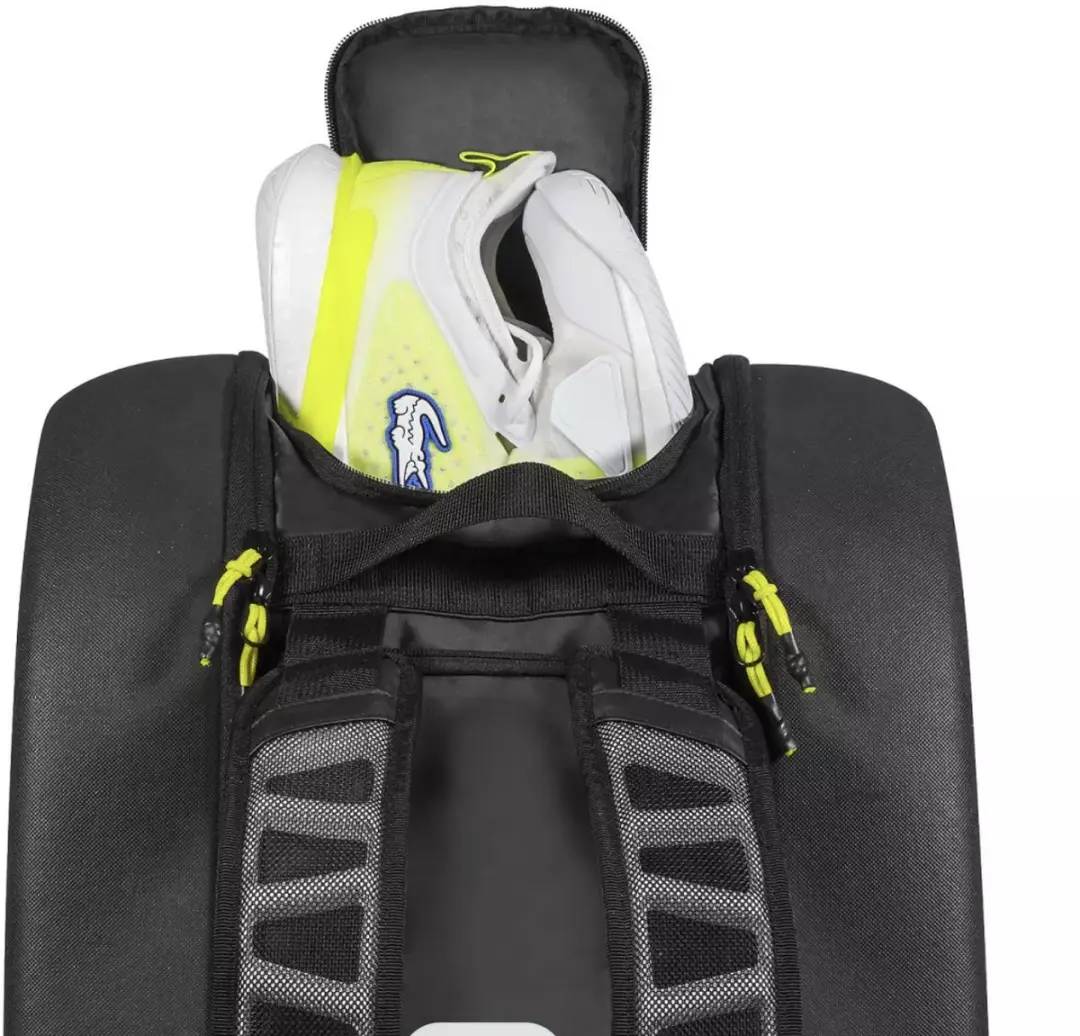Tecnifibre Reform L Bag - 5 Vakken - Zwart/Fluo/Geel