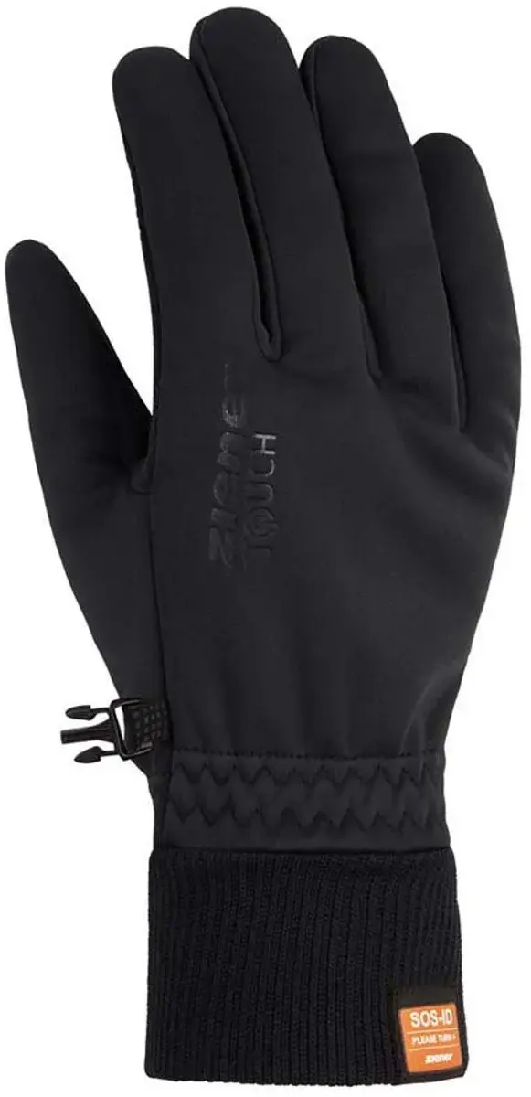 Ziener Idaho Ws Touch Gore-tex Infinium™ Windstopper® Handschoenen Zwart 6.5