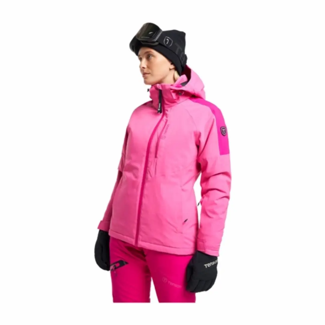 Jas Tenson Women Core Ski Jacket Carmine Rose-XL