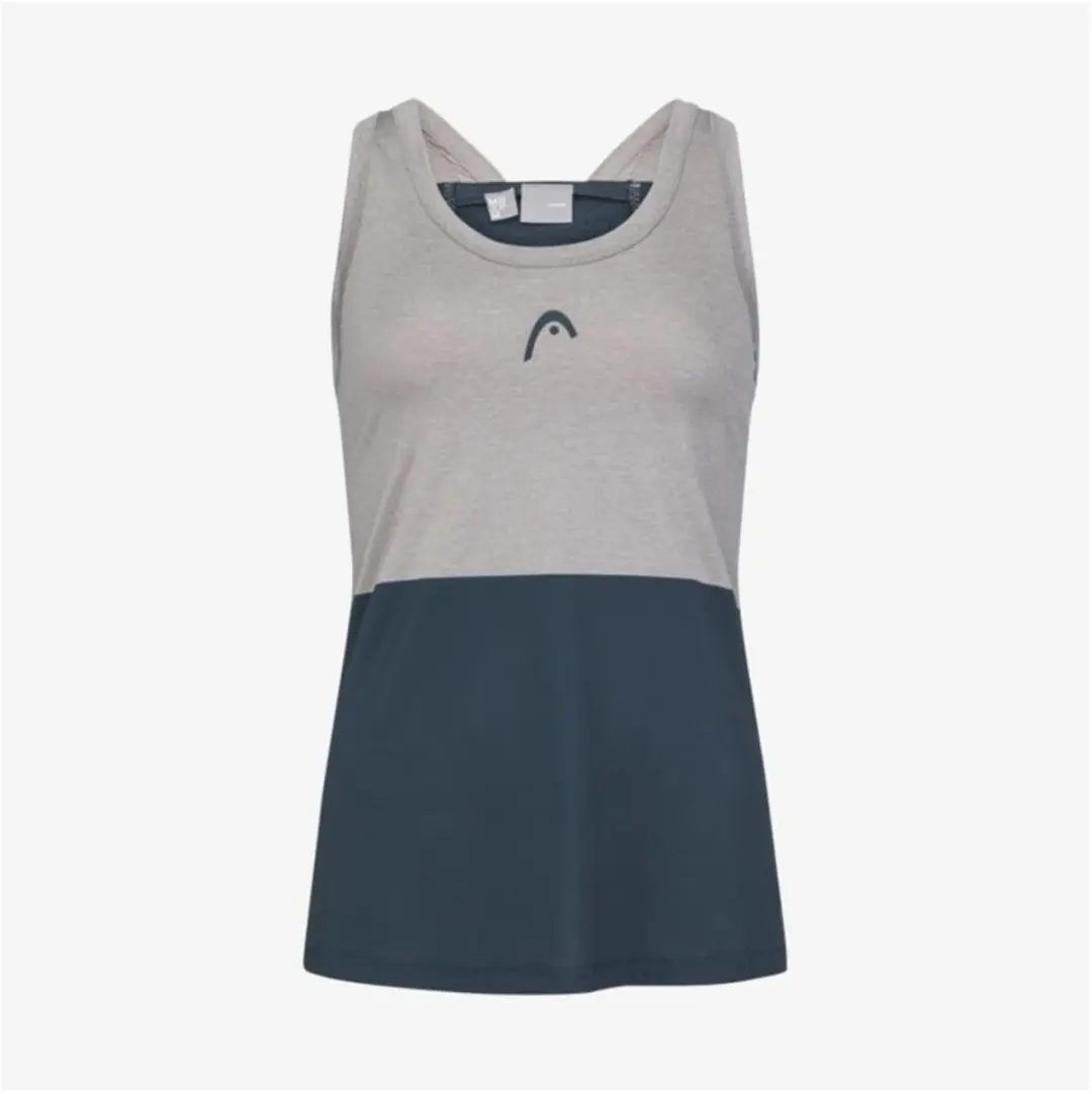 Head Racket Padel Tech Mouwloos T-shirt Blauw,Grijs L Vrouw