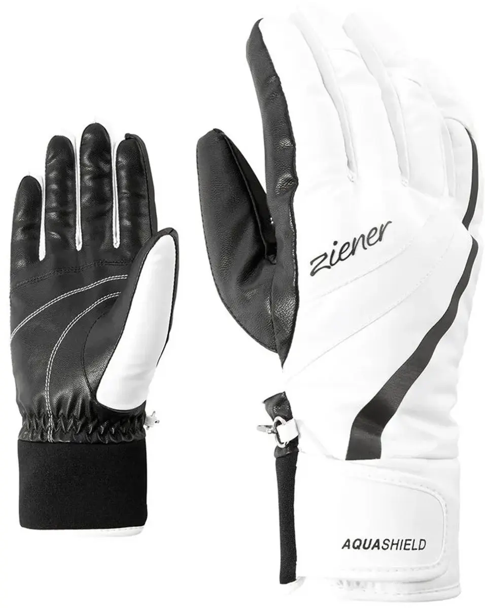 Ziener Kitty As Handschoenen Wit 8 Vrouw