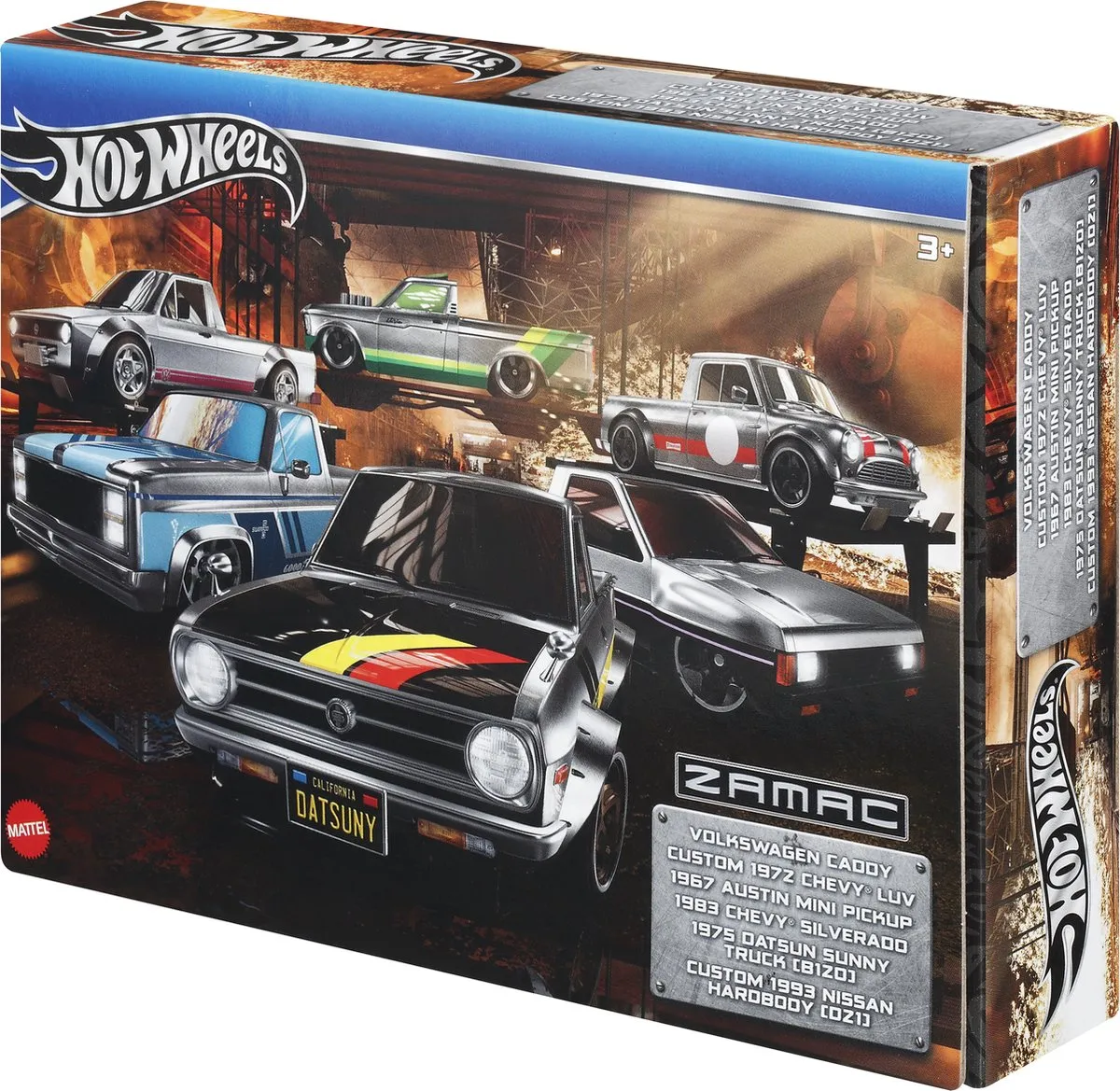 Hot Wheels Zamac Themed 6-Pack HRX57 - Meerkleurig