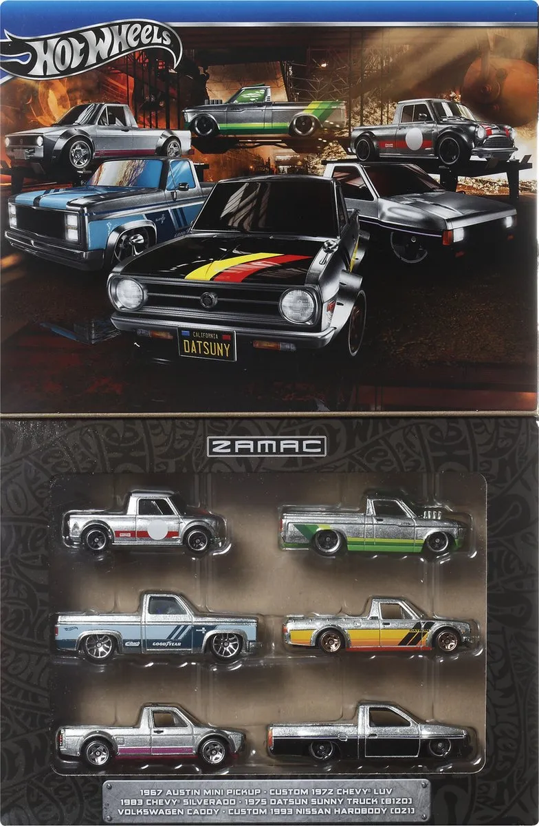 Hot Wheels Zamac Themed 6-Pack HRX57