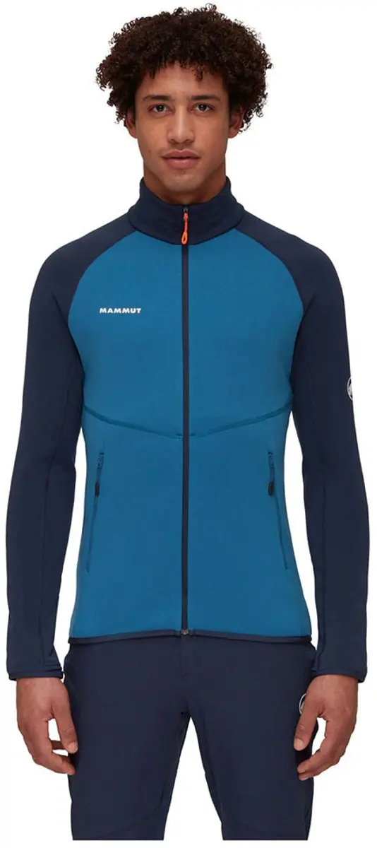 Mammut Aconcagua Fleece Met Volledige Rits Blauw S Man